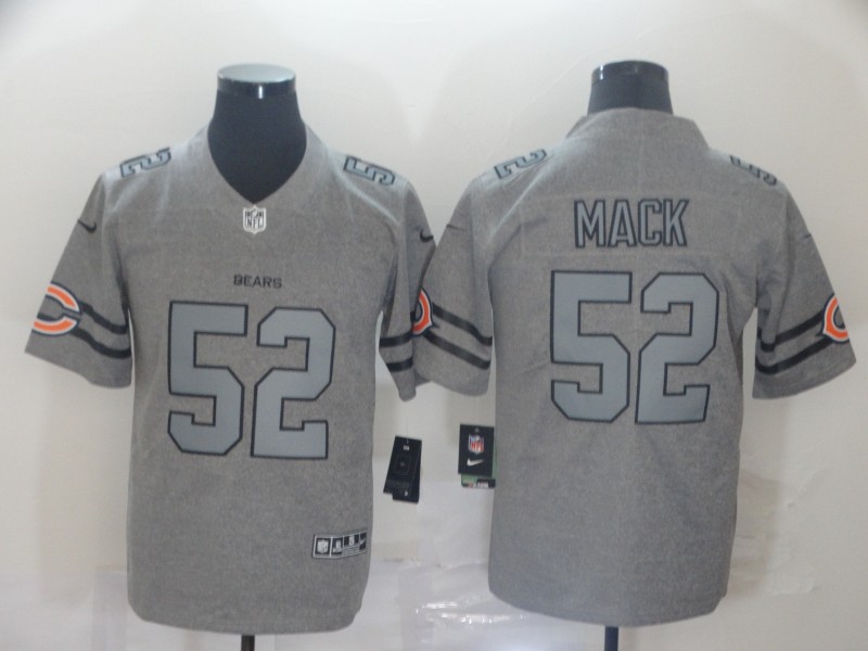Men's Chicago Bears Khalil Mack #52 Gray Jersey
